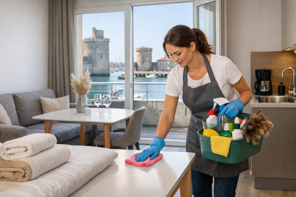 Conciergerie ménage appartement La Rochelle : un service clé en main pour des locations impeccables
